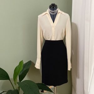 Luxe Cream Silk Blouse